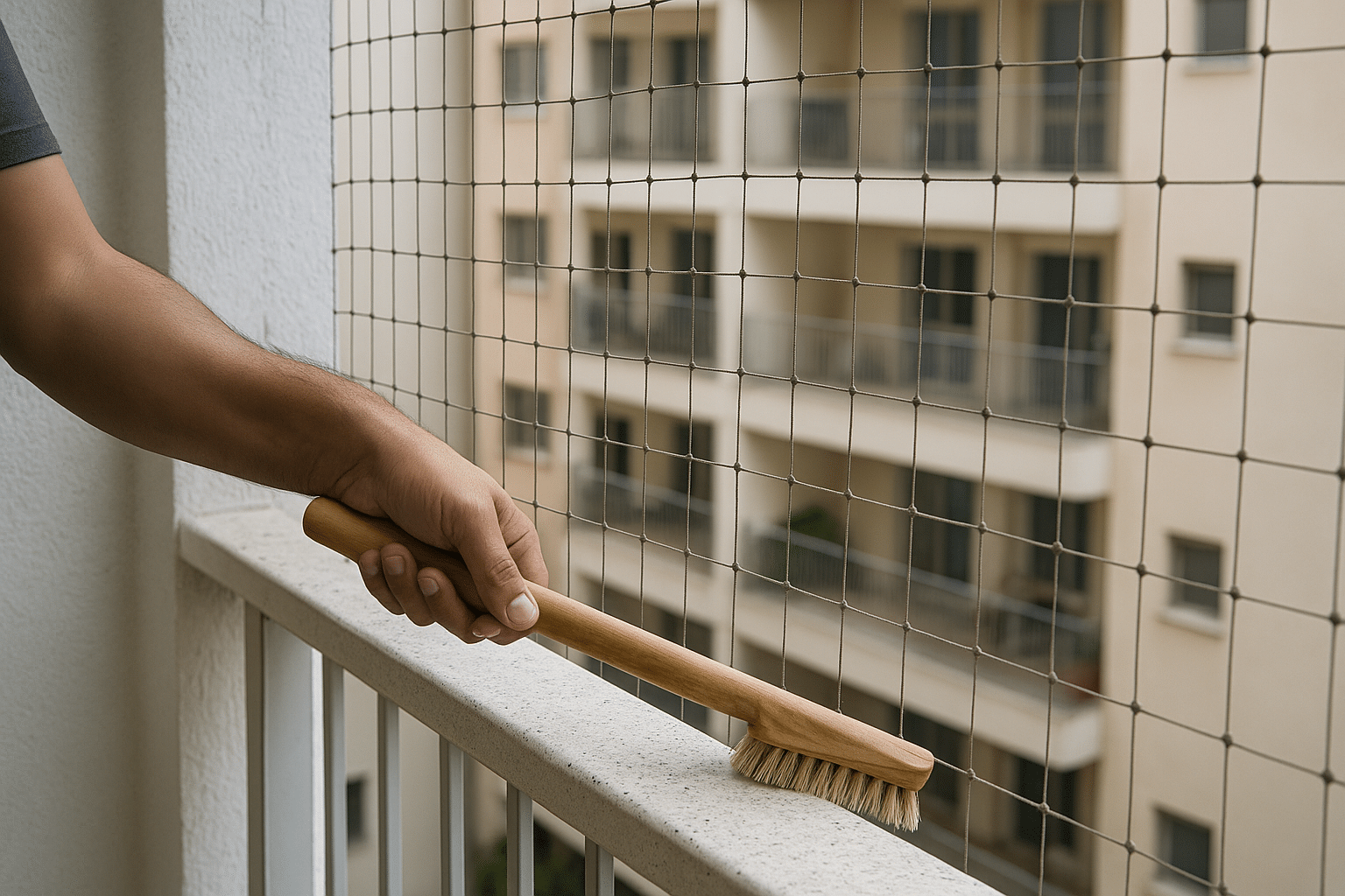 הרחקת יונים מהמרפסת